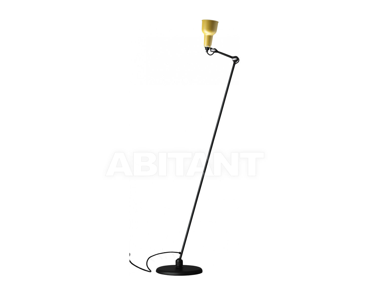 Купить Лампа напольная La Lampe Gras by DCW éditions GRAS LAMPS 230 BL-YELLOW