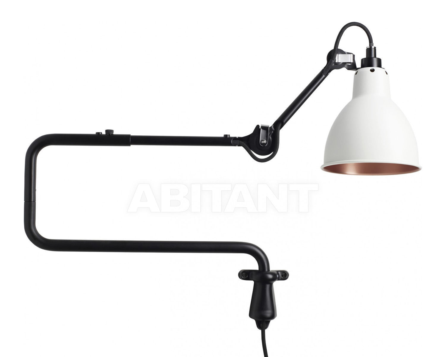 Купить Светильник настенный La Lampe Gras by DCW éditions GRAS LAMPS 303 BL-WH-COP