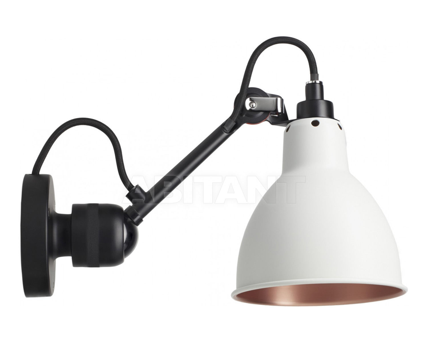 Купить Светильник настенный La Lampe Gras by DCW éditions GRAS LAMPS 304 BL-WH-COP