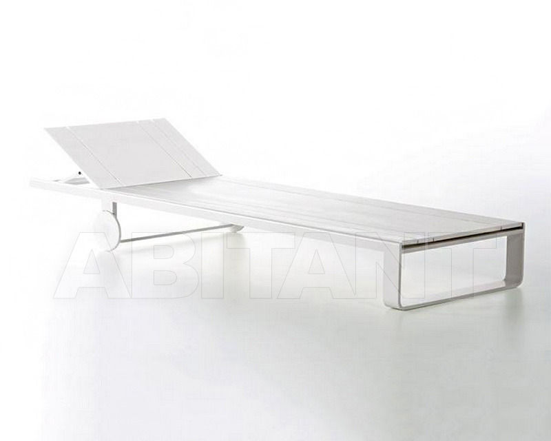 Купить Шезлонг Gandia Blasco 2015 Chaiselongue Flat BLANCO