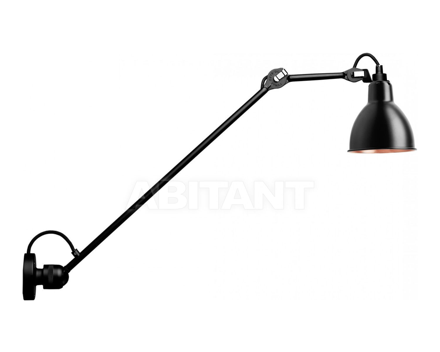 Купить Светильник настенный La Lampe Gras by DCW éditions GRAS LAMPS 304 L 60 BL-BL-COP