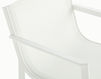 Стул с подлокотниками Gandia Blasco 2015 silla FLAT TEXTIL BLANCO Современный / Скандинавский / Модерн