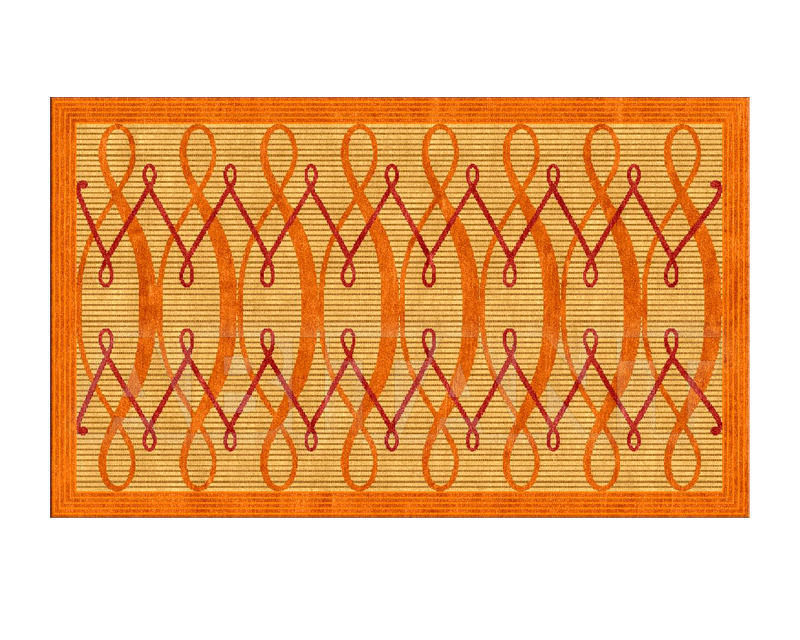 Купить Ковер современный Chevalier Edition Hommage X645 + X106 + X501 + X320 + X158 ORANGE