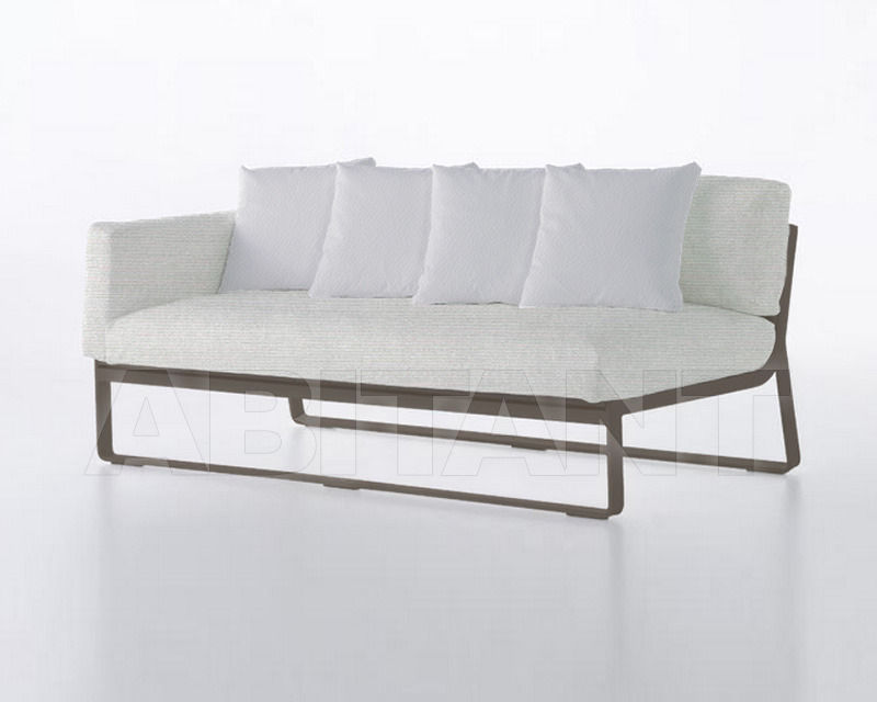 Купить Диван для террасы Gandia Blasco 2015 Flat Sofa modular 1 Upholstery Sunbrella Solids canvas 