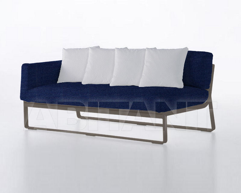 Купить Диван для террасы Gandia Blasco 2015 Flat Sofa modular 1 Upholstery Sunbrella Solids navy blue 
