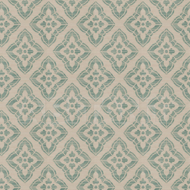Купить Интерьерная ткань Stucco Diamond Teal Fabricut Isabelle De Borchgrave 4612902
