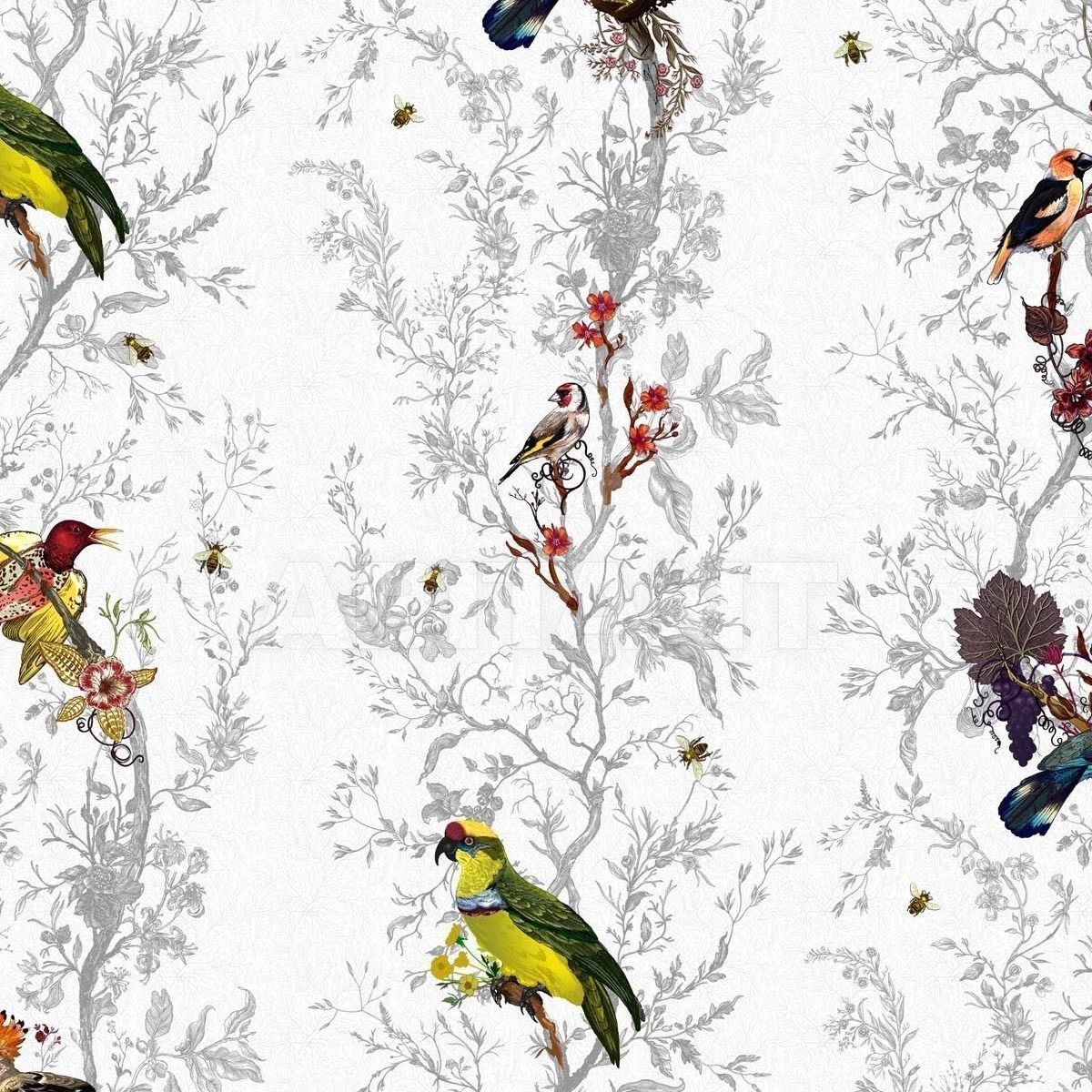 Купить Флизелиновые обои BIRDS N BEES Timorous beasties Ruskin RUS/BNB/MICA/01