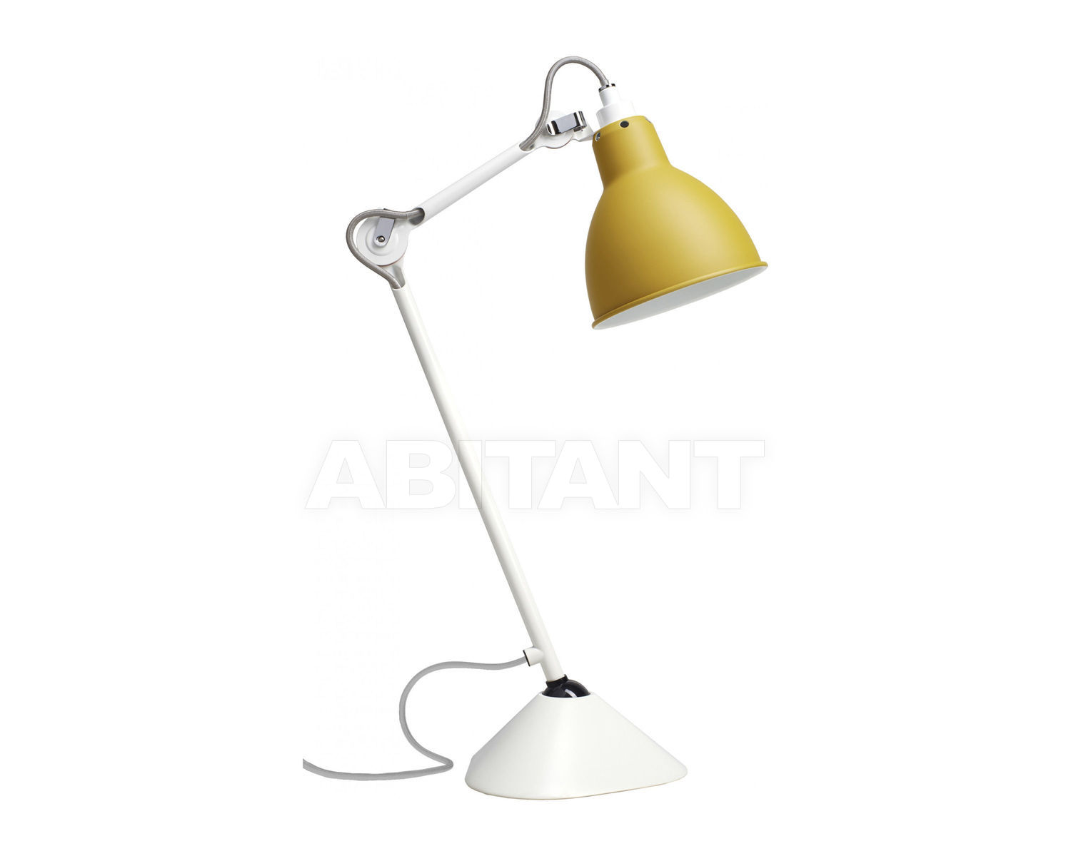 Купить Лампа настольная La Lampe Gras by DCW éditions GRAS LAMPS 205 WH-YELLOW