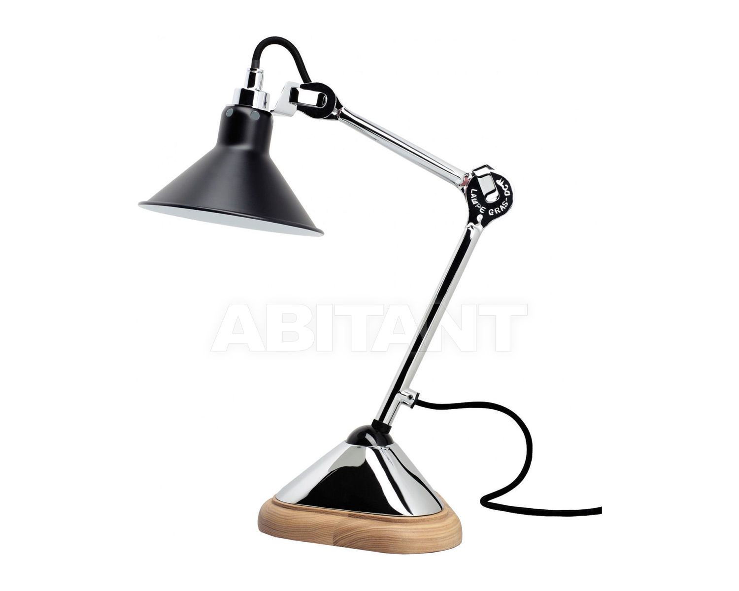 Купить Лампа настольная La Lampe Gras by DCW éditions GRAS LAMPS 207 CH-BL