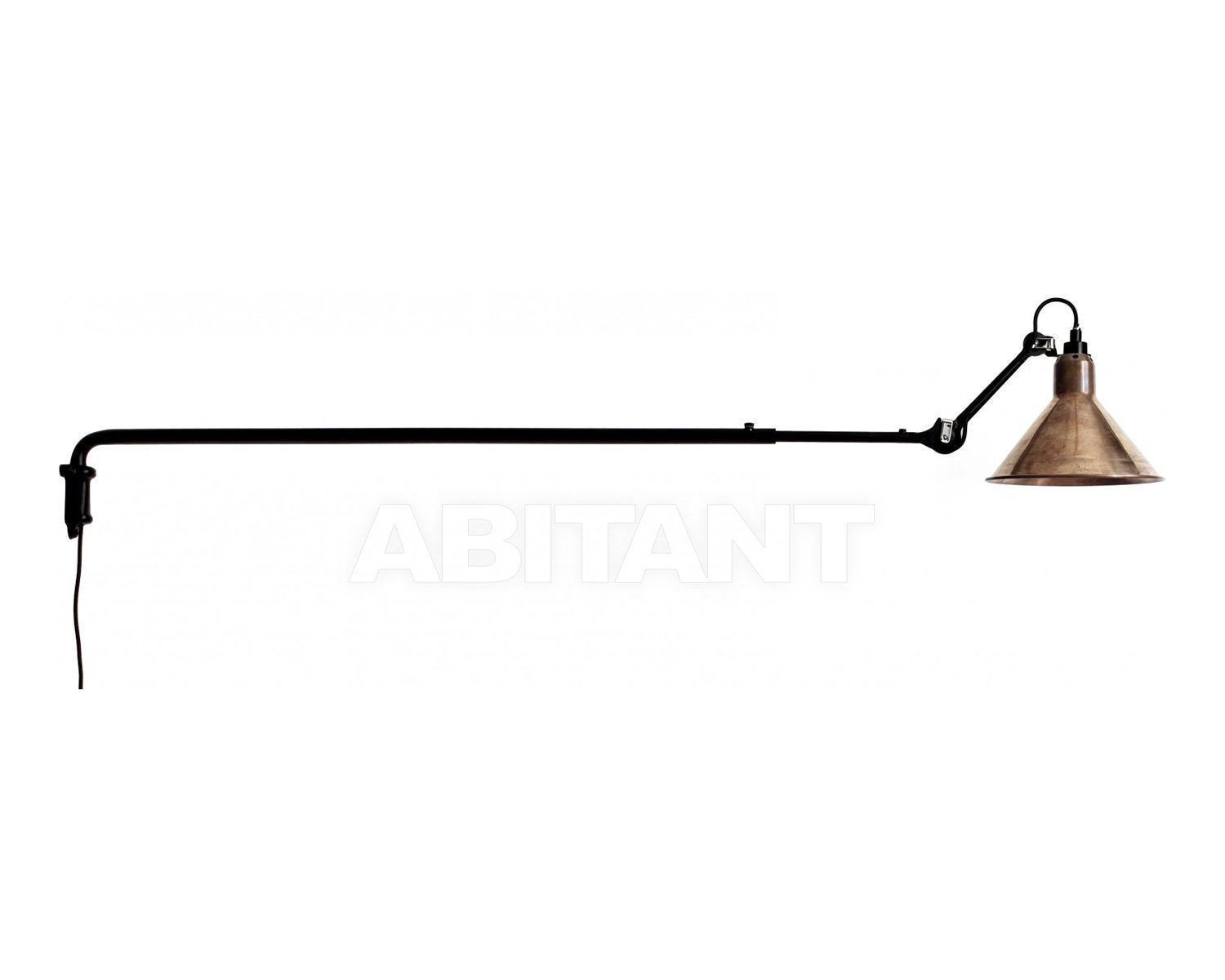 Купить Светильник настенный La Lampe Gras by DCW éditions GRAS LAMPS 213 BL-COP-RAW