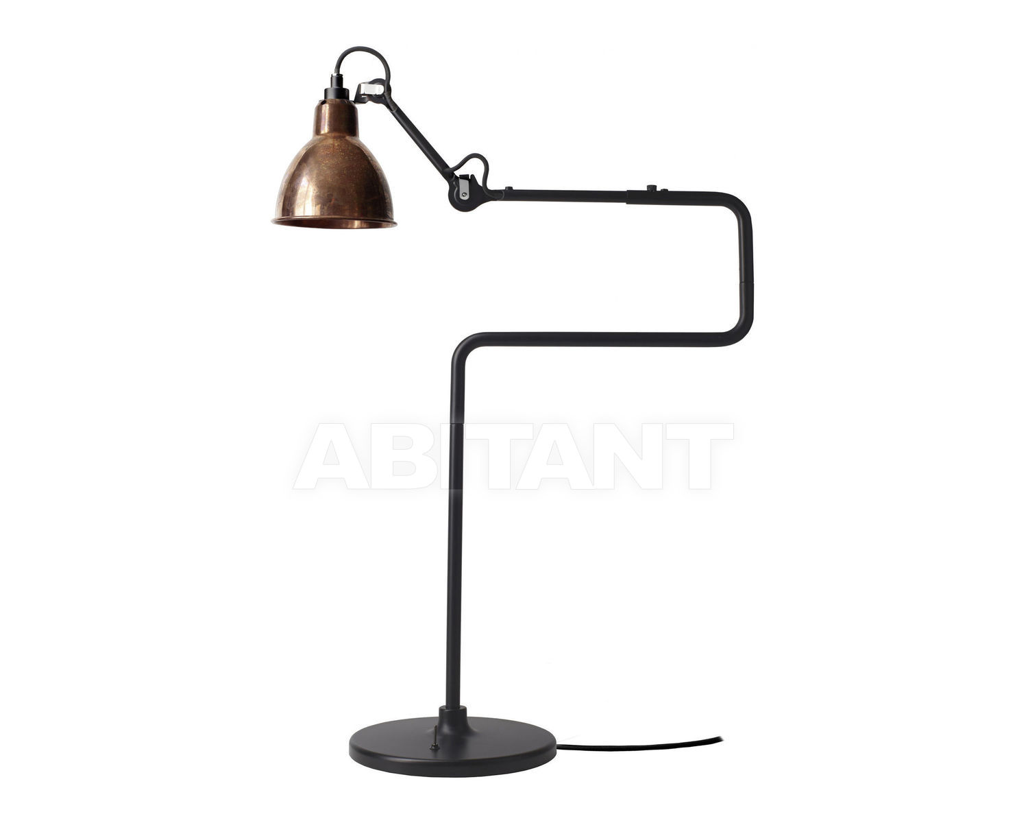 Купить Лампа настольная La Lampe Gras by DCW éditions GRAS LAMPS 317 BL-COP-RAW-WH