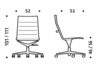 Схема Кресло ICF Office 2015 1943199 918 Современный / Скандинавский / Модерн
