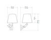 Схема Бра Objet Insolite  2015 PLUME SCONCES 4 Современный / Скандинавский / Модерн