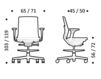 Схема Кресло ICF Office 2015 1960152 437 Современный / Скандинавский / Модерн