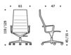 Схема Кресло ICF Office 2015 1963263 30B Современный / Скандинавский / Модерн