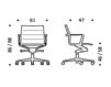 Схема Кресло ICF Office 2015 1963103 30A Современный / Скандинавский / Модерн