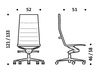 Схема Кресло ICF Office 2015 1943243 30A Современный / Скандинавский / Модерн