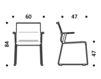 Схема Стул с подлокотниками ICF Office 2015 3691709 901 Современный / Скандинавский / Модерн