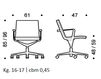 Схема Кресло ICF Office 2015 1973093 F29 Современный / Скандинавский / Модерн