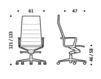 Схема Кресло ICF Office 2015 1960279 915 Современный / Скандинавский / Модерн