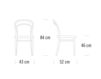 Схема Стул Thonet 2015 214 4 Современный / Скандинавский / Модерн