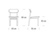 Схема Стул Thonet 2015 130 PV 2 Современный / Скандинавский / Модерн