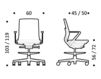 Схема Кресло ICF Office 2015 25963499 98A Современный / Скандинавский / Модерн