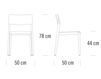 Схема Стул Thonet 2015 330 ST 3 Современный / Скандинавский / Модерн