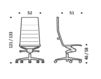 Схема Кресло ICF Office 2015 1940249 919 Современный / Скандинавский / Модерн