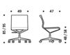 Схема Кресло ICF Office 2015 3683203 30A Современный / Скандинавский / Модерн
