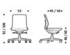 Схема Кресло ICF Office 2015 25960233 30С Современный / Скандинавский / Модерн