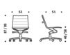 Схема Кресло ICF Office 2015 1943079 915 Современный / Скандинавский / Модерн