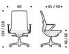 Схема Кресло ICF Office 2015 1943279 972 Современный / Скандинавский / Модерн