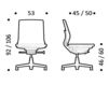 Схема Кресло ICF Office 2015 25930333 30A Современный / Скандинавский / Модерн