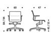 Схема Кресло ICF Office 2015 3695729 98A Современный / Скандинавский / Модерн