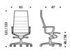 Схема Кресло ICF Office 2015 1960272 433 Современный / Скандинавский / Модерн