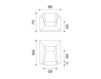 Схема Кресло для террасы FX 10 Neue Wiener Werkstaette Sofas and chairs 2015 FX 10 outdoor chair 6 Современный / Скандинавский / Модерн