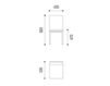 Схема Стул NUOVO Neue Wiener Werkstaette CHAIRS SLSP 43 FBZ 1 Современный / Скандинавский / Модерн