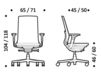 Схема Кресло ICF Office 2015 1973159 910 Современный / Скандинавский / Модерн