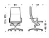 Схема Кресло ICF Office 2015 1973279 913 Современный / Скандинавский / Модерн