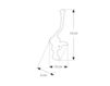 Схема Вешалка настенная ANCORA CIPI’ Srl Accessori da parete CP411/0 Прованс / Кантри / Средиземноморский