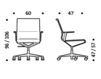 Схема Кресло ICF Office 2015 3695717 02N Современный / Скандинавский / Модерн