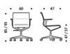 Схема Кресло ICF Office 2015 3695807 02N Современный / Скандинавский / Модерн