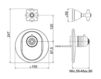 Схема Смеситель термостатический Fima - Carlo Frattini Lamp F5043X1CR Классический / Исторический / Английский