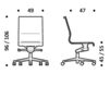 Схема Кресло ICF Office 2015 3685239 981 Современный / Скандинавский / Модерн