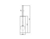 Схема Щетка для туалета Zucchetti Kos Bellagio Accessori ZAC555 Минимализм / Хай-тек