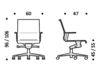Схема Кресло ICF Office 2015 3695737 01N Современный / Скандинавский / Модерн