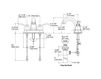 Схема Смеситель для раковины Fairfax Kohler 2015 K-12266-4-BN Прованс / Кантри / Средиземноморский