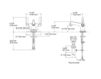 Схема Смеситель для раковины Bancroft Kohler 2015 K-10579-4-BV Современный / Скандинавский / Модерн