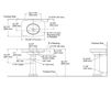 Схема Раковина с пьедесталом Bancroft Kohler 2015 K-2347-1-58 Классический / Исторический / Английский